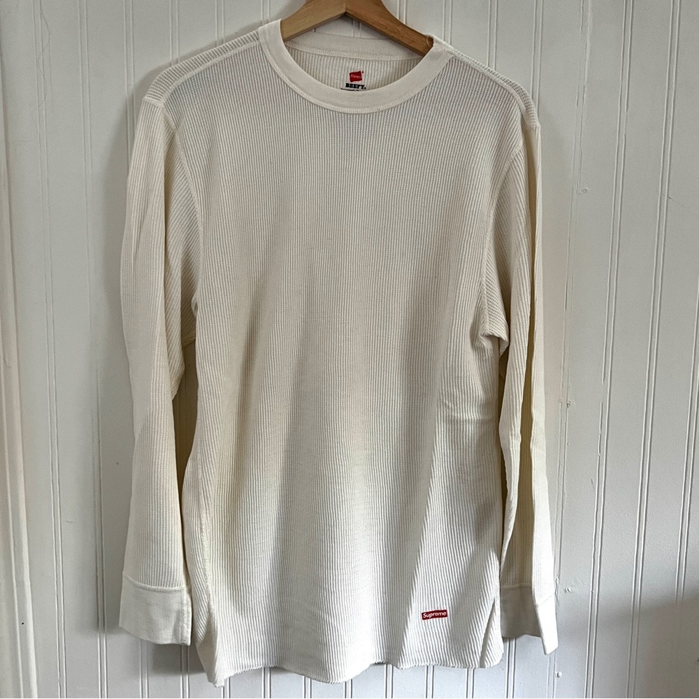 Supreme x Hanes Thermal Waffle Shirt